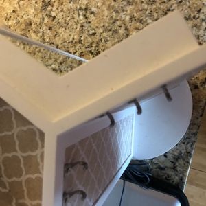 Jewlery organizer lazy Susan with mirror